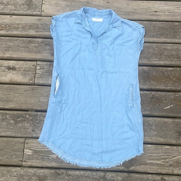 Thread & Supply  Denim Shirt Dress - Picture 2 of 8